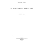 L'opera "Il Numero del Vincitore" è una raccolta di testi poetici di Sebastiano Grasso accompagnati da quattro tavole all'acquaforte di Federica Galli. Le tavole sono numerate e firmate dall'Artista.